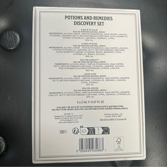 Penhaligons Potions and Remedies Discovery Set Box- EMPTY - Picture 2 of 8